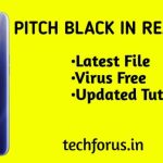 Pitch Black Recovery in Realme 6