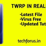 Install TWRP Recovery in Realme 6