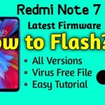 how to flash redmi note 7